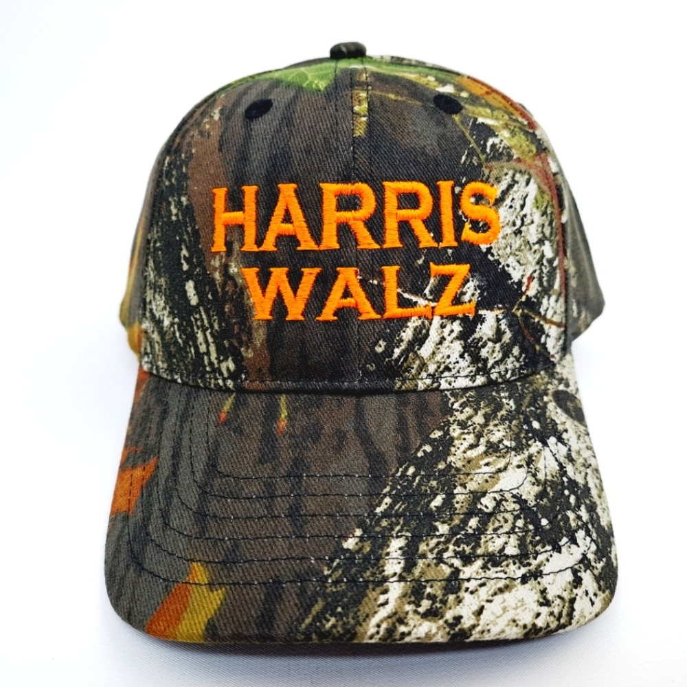 HARRIS-WALZ  2024 Solid Camouflage HUNTER HAT Cap Solid